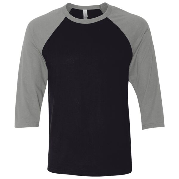 Canvas Unisex 3/4 Sleeve Baseball T-Shirt Thumbnail