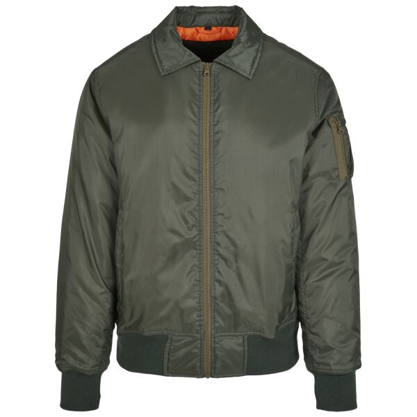 Collar bomber jacket Thumbnail