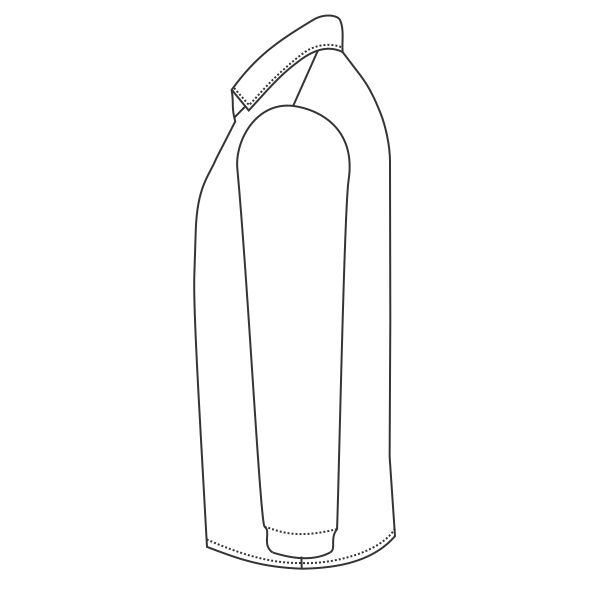 Long sleeve cotton polo shirt Thumbnail