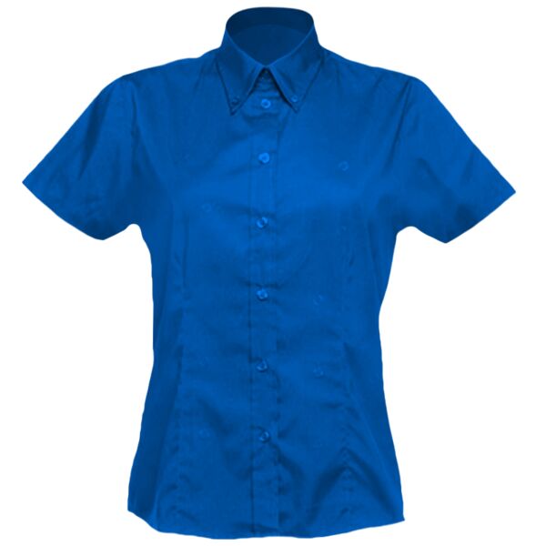Women's corporate Oxford blouse short sleeved Thumbnail